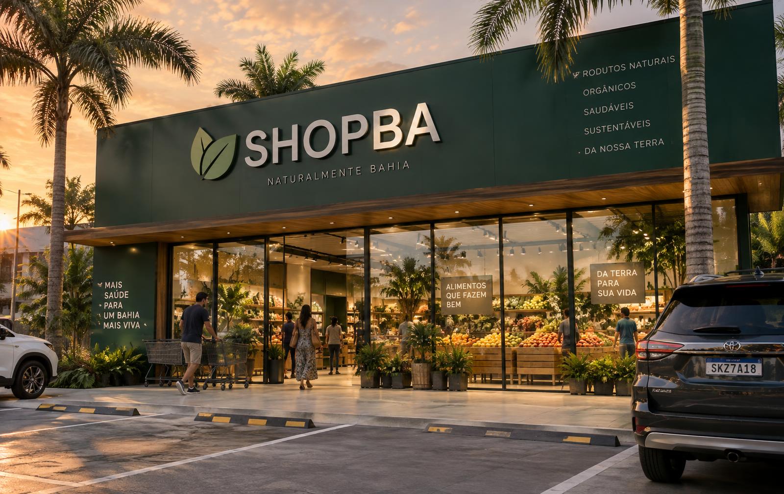 Fachada da loja Shopba